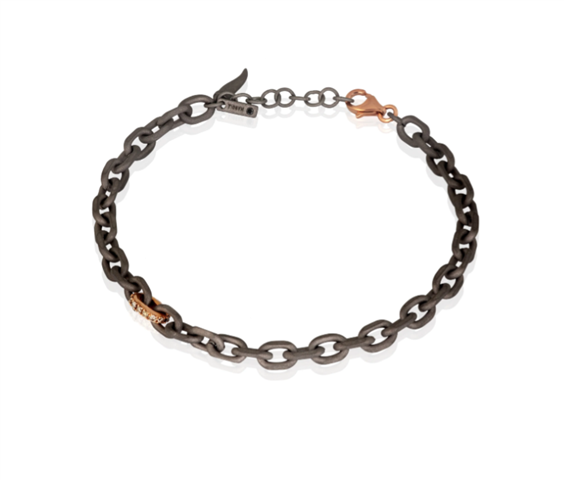 Bracelet Mano-J. Homme in Titane Diamante Brown CATBRT1BROWRG - CATBRT1BROWRG